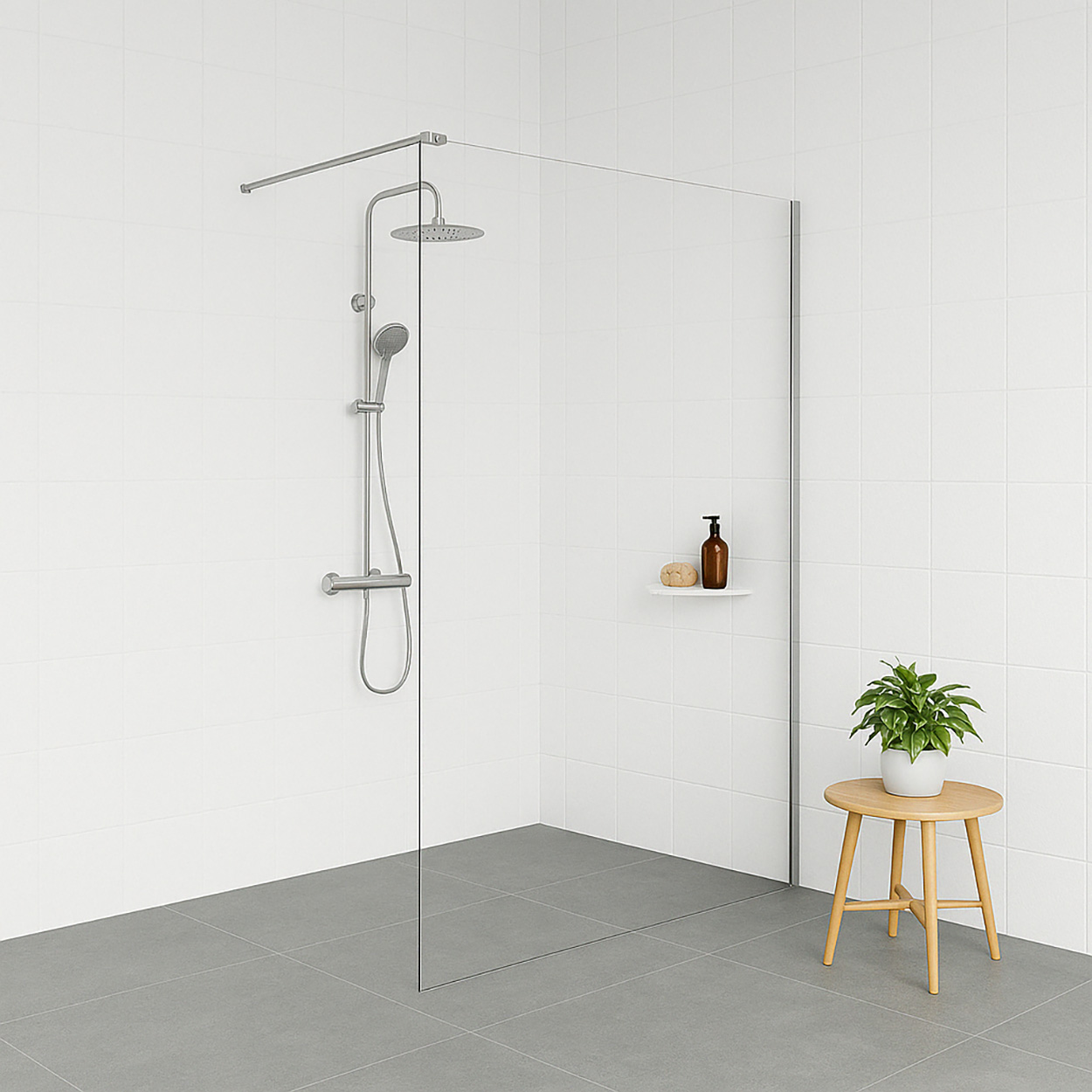 Wiesbaden Comfort Inloopdouche 10mm NANO Helder Glas